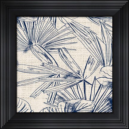 Framed Selva Sketch Square I Print
