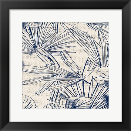 Framed Selva Sketch Square I Print