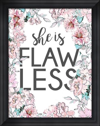 Framed Flawless Print