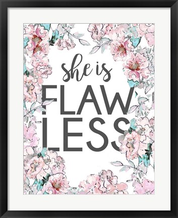 Framed Flawless Print