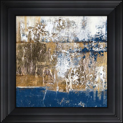Framed Blue Contemporaneo Print