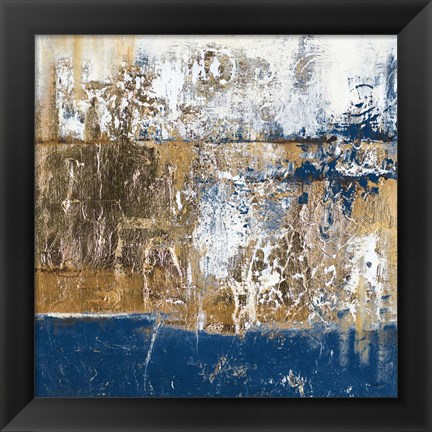 Framed Blue Contemporaneo Print