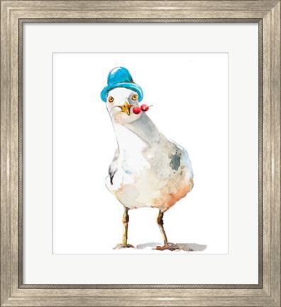 Framed Silly Seagull Print