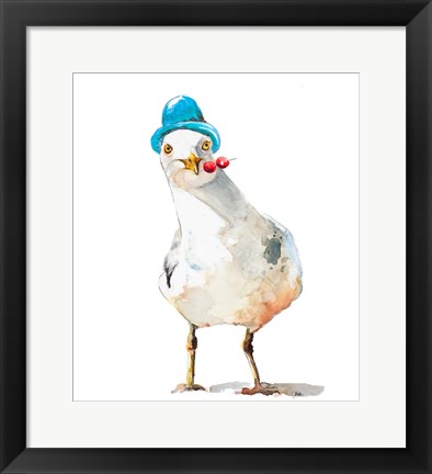 Framed Silly Seagull Print