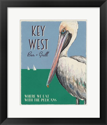 Framed Key West Print