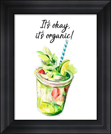 Framed It&#39;s Organic Print