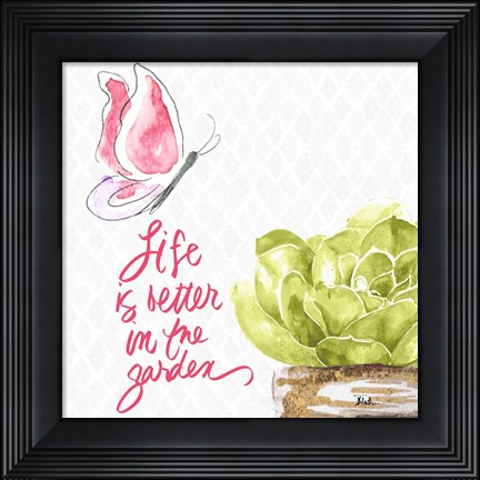 Framed Life is Better Print