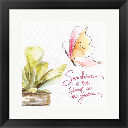 Framed Sunshine Secret Print