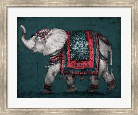 Framed Regal Elephant Print