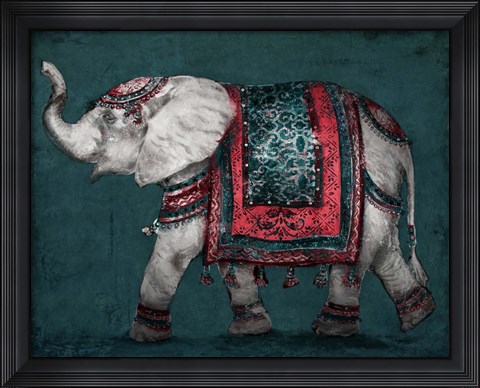 Framed Regal Elephant Print