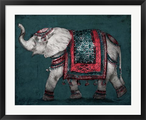 Framed Regal Elephant Print