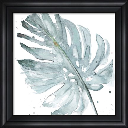 Framed Palma Azul Square II Print