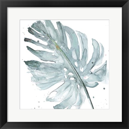 Framed Palma Azul Square II Print