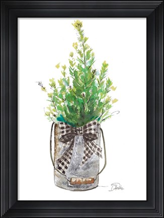 Framed Christmas Fir I Print