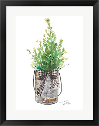 Framed Christmas Fir I Print
