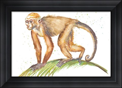 Framed Monkeys in the Jungle II Print