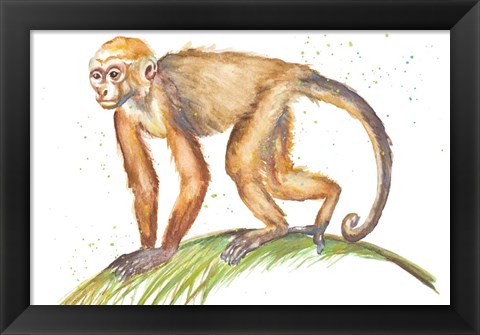 Framed Monkeys in the Jungle II Print