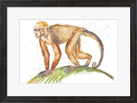 Framed Monkeys in the Jungle II Print