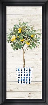Framed Essential Compliment on Wood III Print