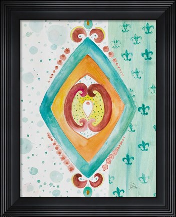 Framed Decorative Design II Print