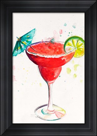 Framed Cocktail I Print