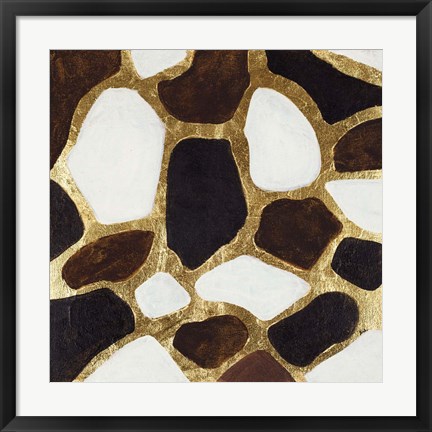 Framed Giraffe Skin Print