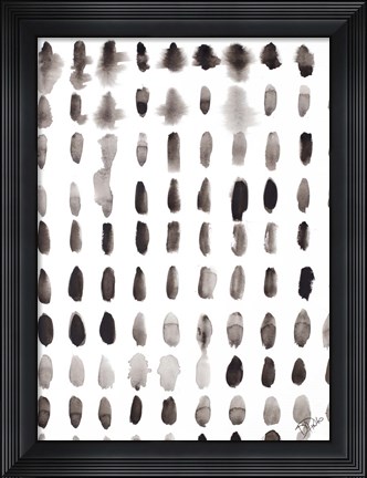Framed Spots Print