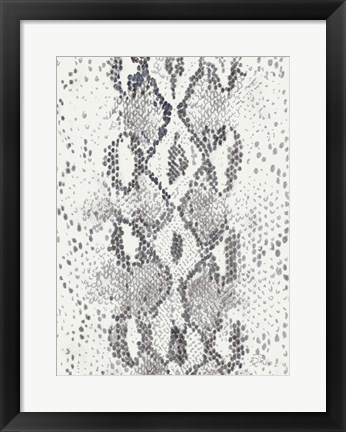 Framed Snake Skin Print