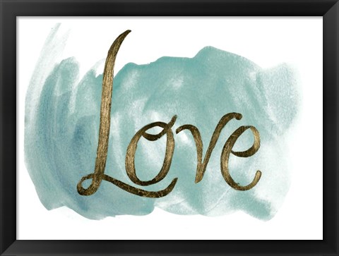 Framed Love Print