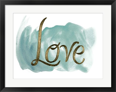 Framed Love Print