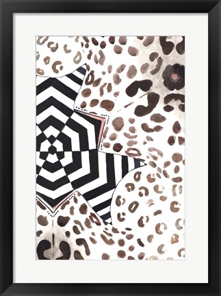 Framed African Design Print