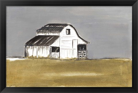 Framed Natural Barn Print