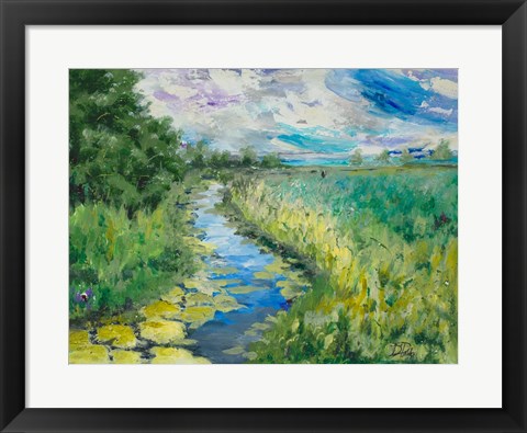 Framed Summer Fields Print