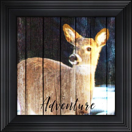 Framed Adventure Awaits Print