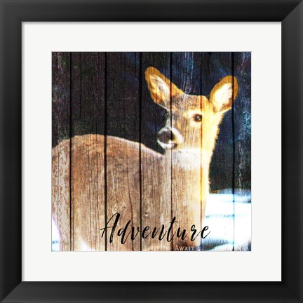 Framed Adventure Awaits Print