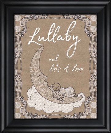 Framed Sweet Lullaby I Print