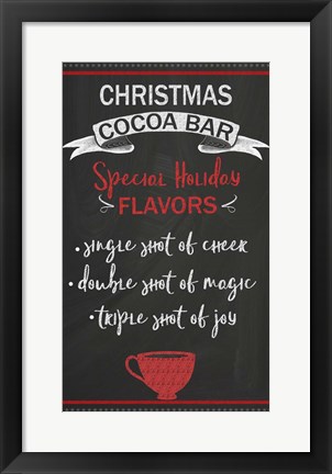 Framed Holiday Flavors Print