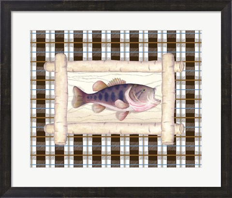 Framed Framed Lake Fish I Print