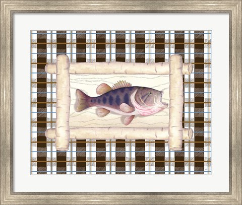 Framed Framed Lake Fish I Print