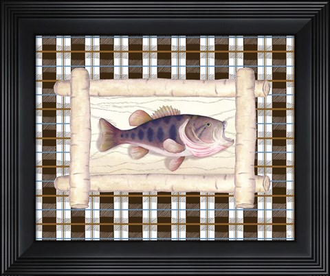 Framed Framed Lake Fish I Print
