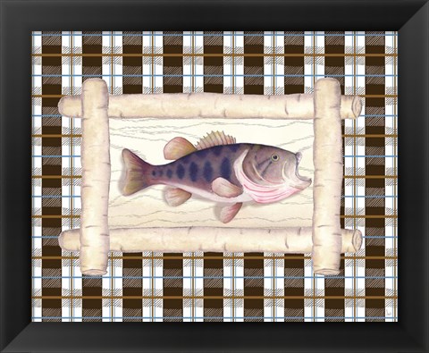 Framed Framed Lake Fish I Print