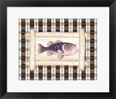 Framed Framed Lake Fish I Print