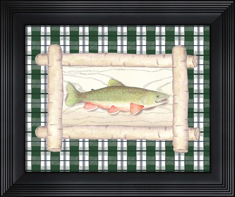 Framed Framed Lake Fish II Print