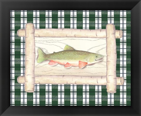 Framed Framed Lake Fish II Print