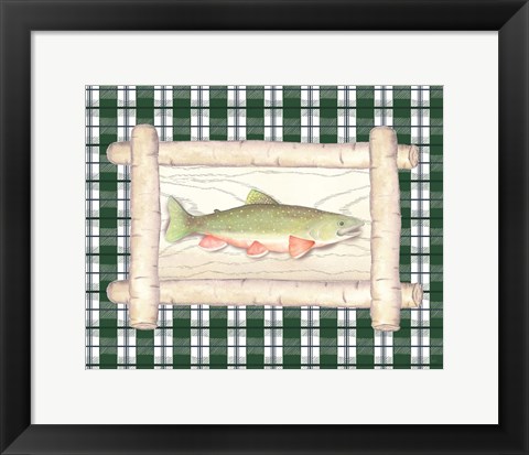 Framed Framed Lake Fish II Print