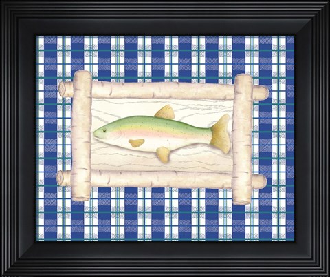 Framed Framed Lake Fish III Print