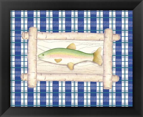 Framed Framed Lake Fish III Print