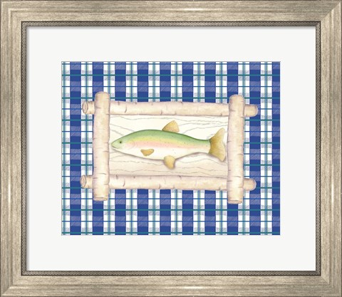Framed Framed Lake Fish III Print