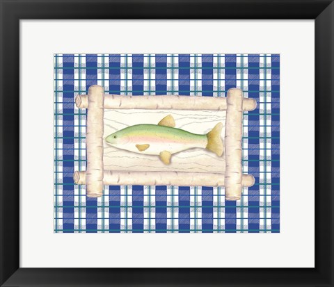 Framed Framed Lake Fish III Print