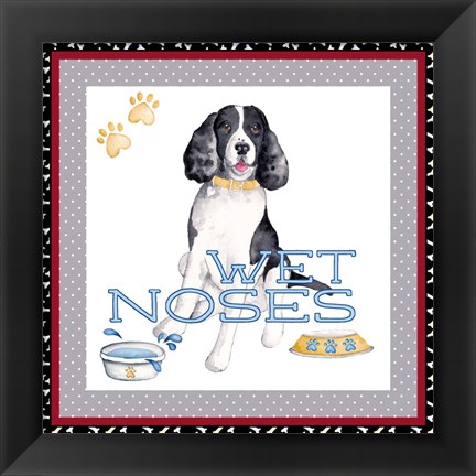 Framed Dogs Life II Print